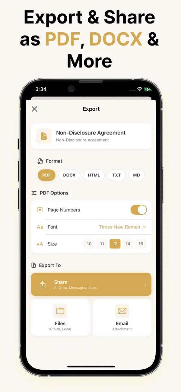 Contract Maker - AI Generator screenshot 4