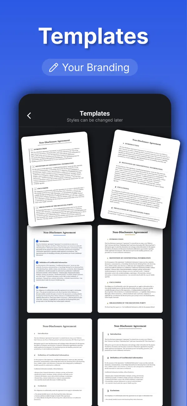Contract Maker - Legal Docs screenshot 2