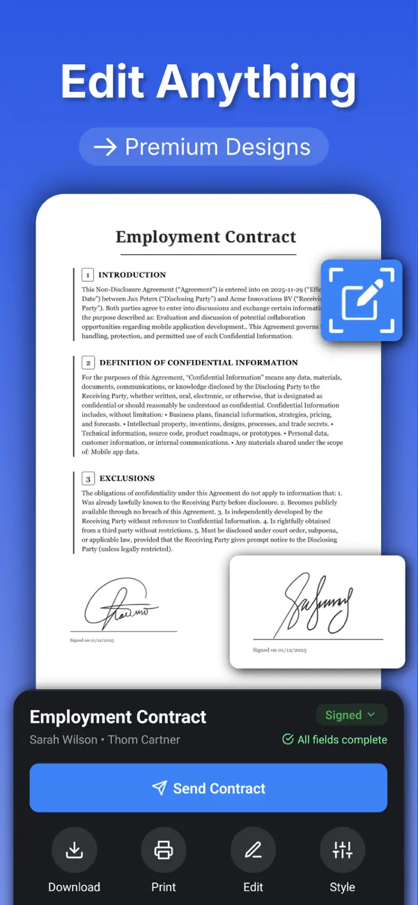 Contract Maker - Legal Docs screenshot 4