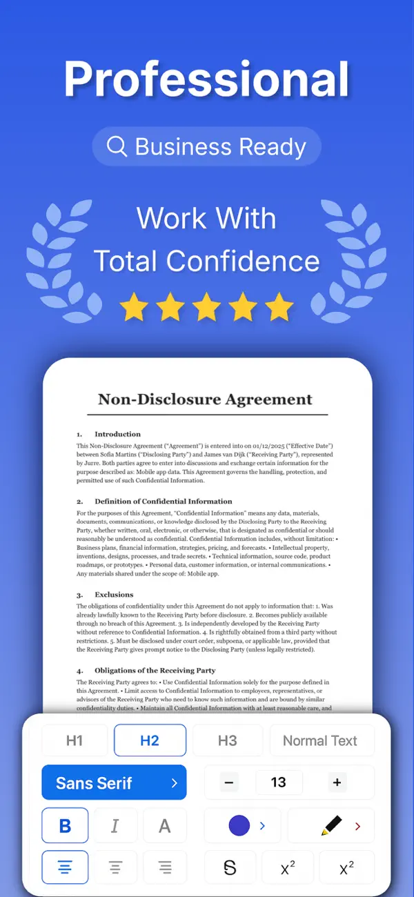 Contract Maker - Legal Docs screenshot 5
