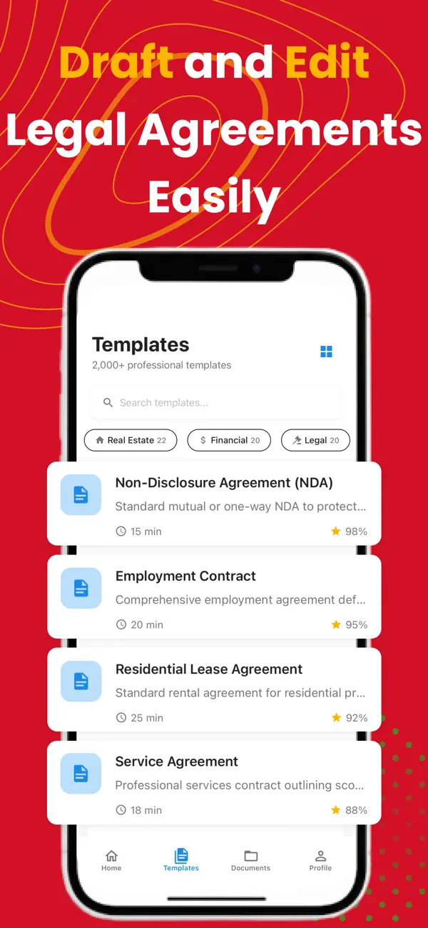 Contract Maker: Legal Document screenshot 1