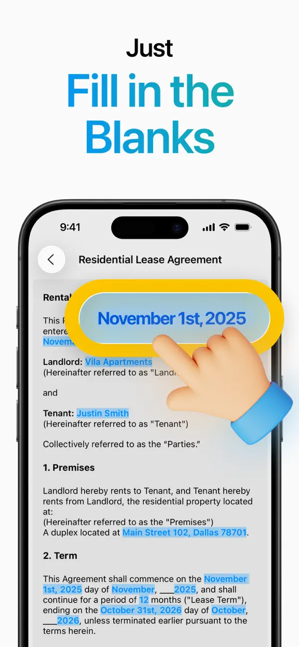 Contract Maker: Legal Draft screenshot 3