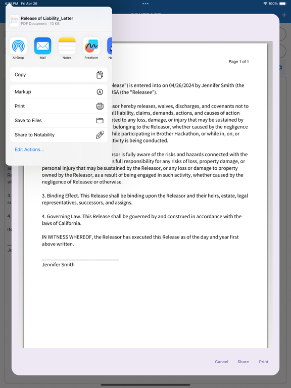 Contract Plus screenshot 7