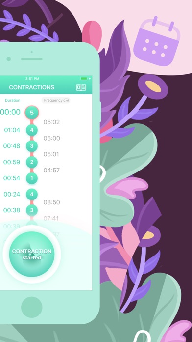 Contraction Timer & Counter 9m screenshot 2