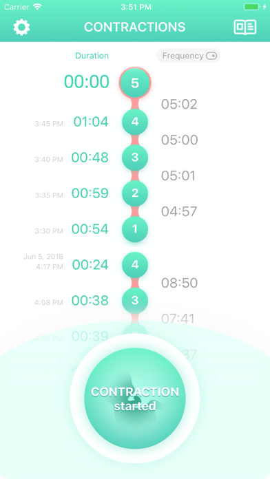 Contraction Timer & Counter 9m screenshot 4