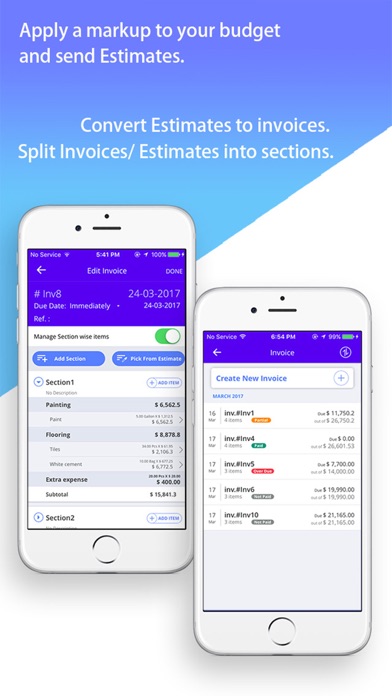 Contractor Assist: Budget+ Invoice for contractors screenshot 2