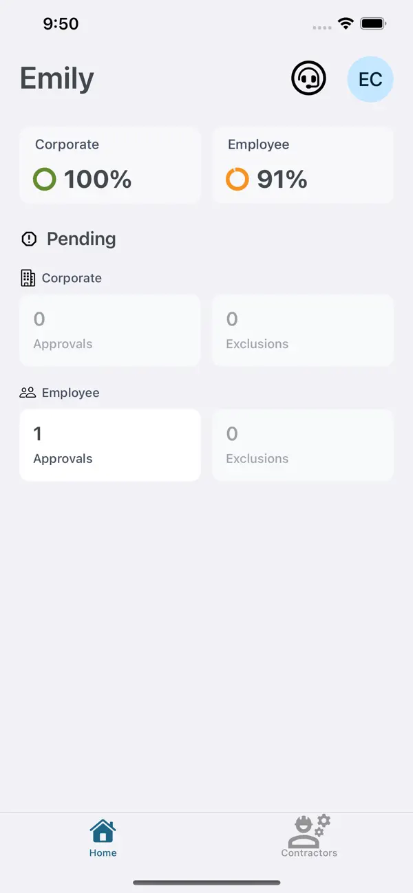Contractor Compliance screenshot 5