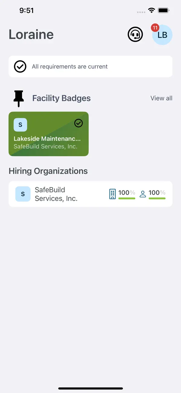 Contractor Compliance screenshot 1