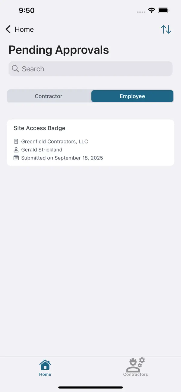 Contractor Compliance screenshot 4
