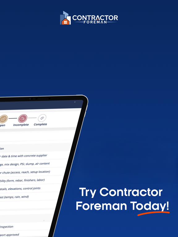 Contractor Foreman screenshot 1