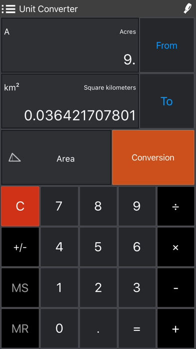 Converter Pro Free - Unit & Currency Conversion Calculator screenshot 1