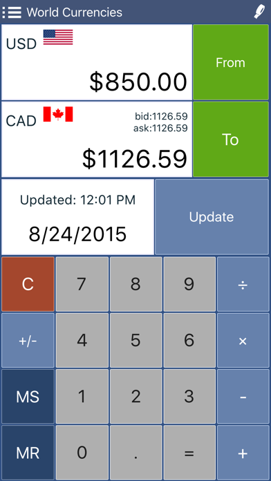Converter Pro Free - Unit & Currency Conversion Calculator screenshot 4