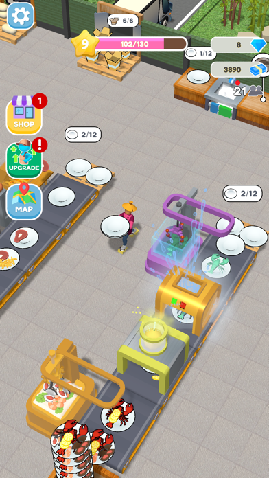 Conveyor Rush: Idle Food Games screenshot 1