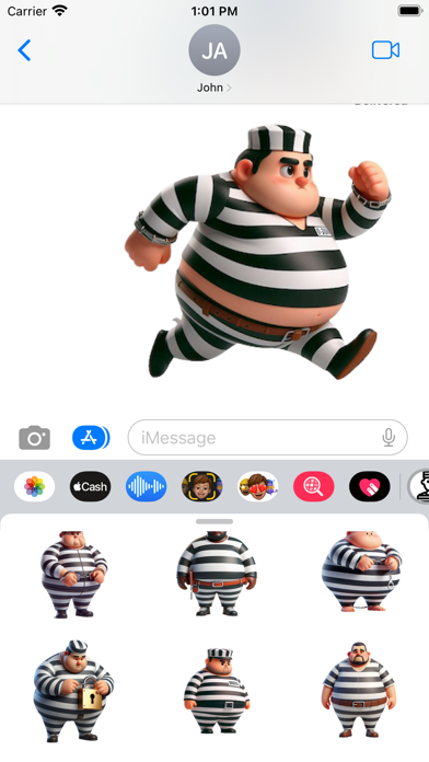 Convict Stickers screenshot 2