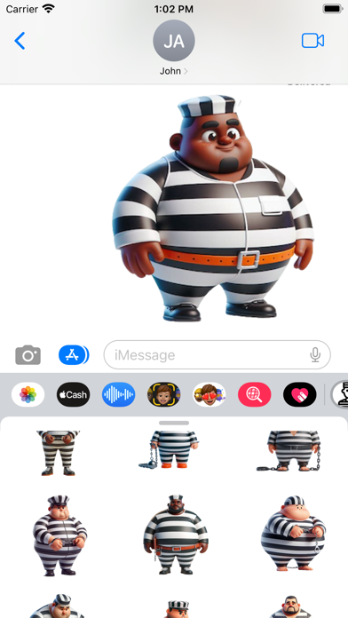 Convict Stickers screenshot 1