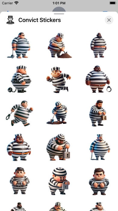 Convict Stickers screenshot 6