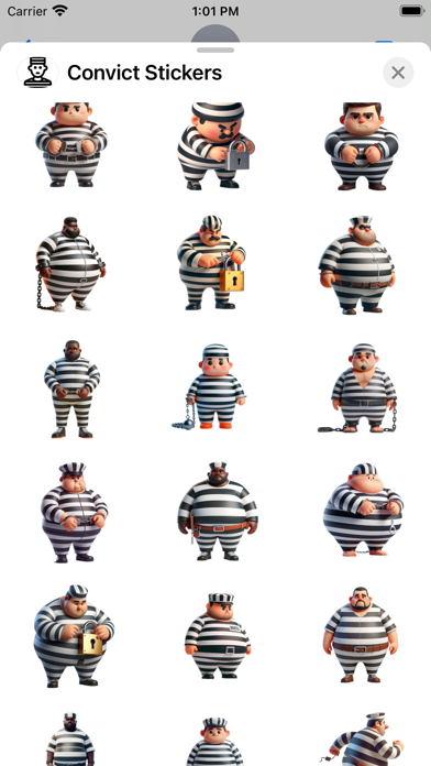 Convict Stickers screenshot 5