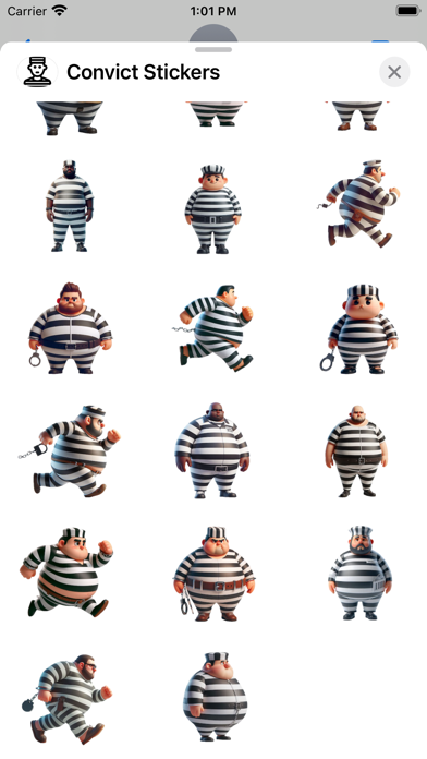 Convict Stickers screenshot 4