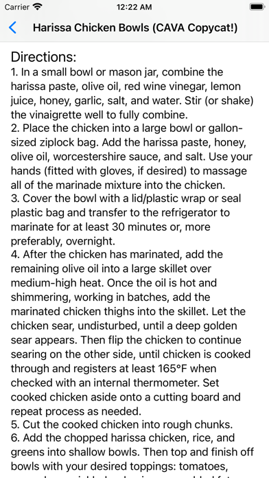 cooking - a recipe scanner screenshot 2