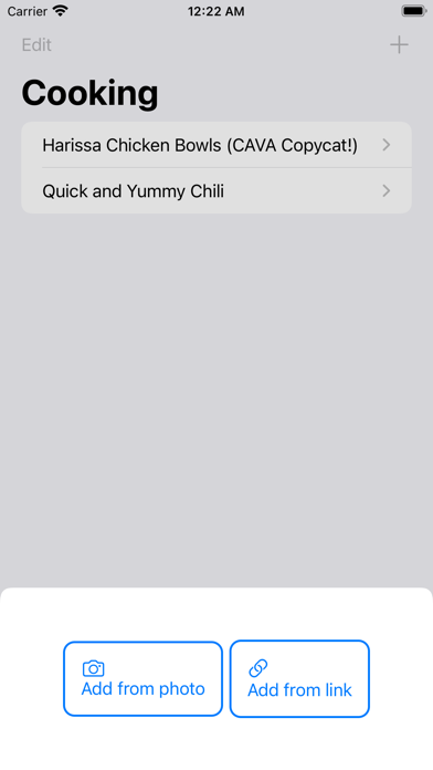 cooking - a recipe scanner screenshot 1