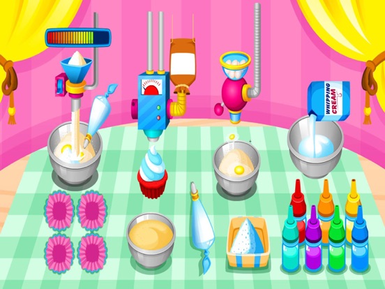 Cooking colorful cupcakes game screenshot 10