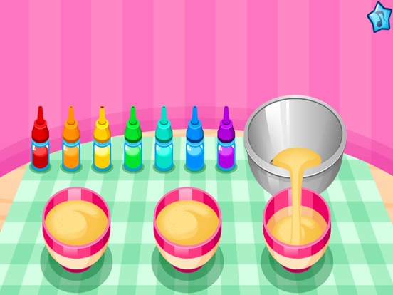 Cooking colorful cupcakes game screenshot 8
