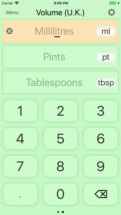 Cook's Convertor screenshot 1