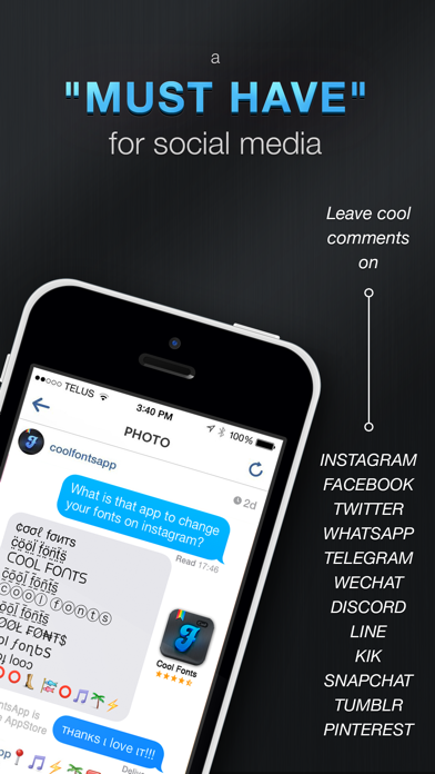 Cool Fonts screenshot 2