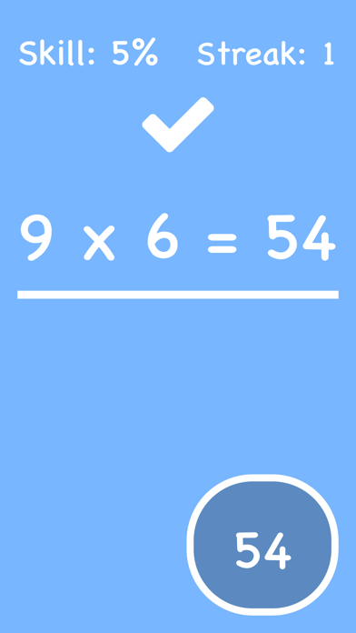 Cool Times Tables Flash Cards screenshot 3