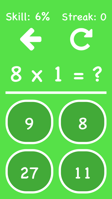 Cool Times Tables Flash Cards screenshot 2