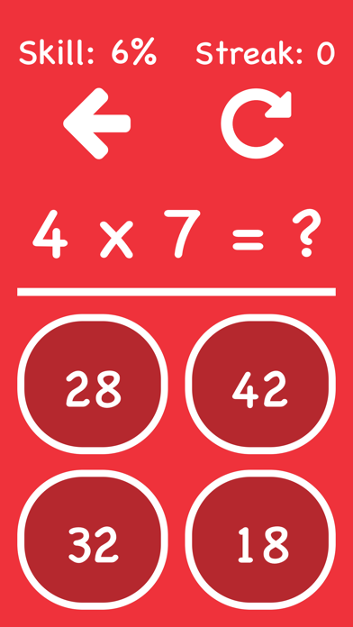 Cool Times Tables Flash Cards screenshot 1