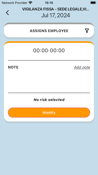 CoordinatoreApp screenshot 2