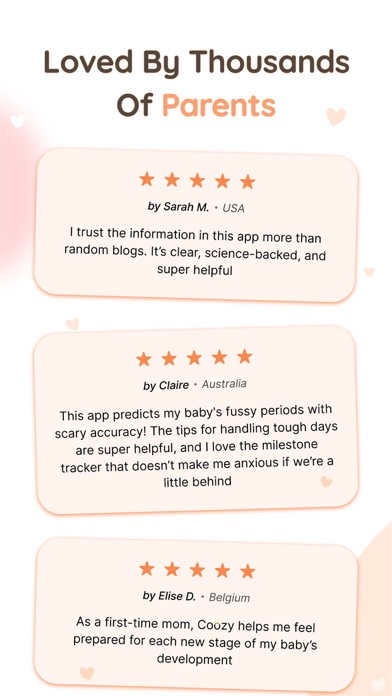 Coozy: Baby Milestone Tracker screenshot 6