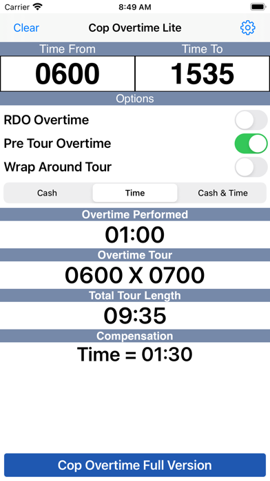 Cop Overtime Lite screenshot 2