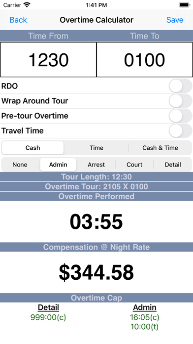Cop Overtime Management screenshot 9