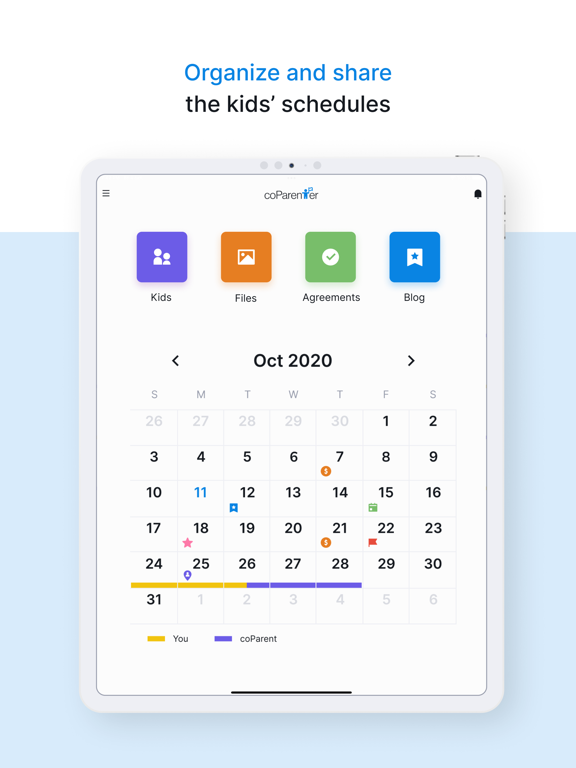 coParenter - coParenting App screenshot 1