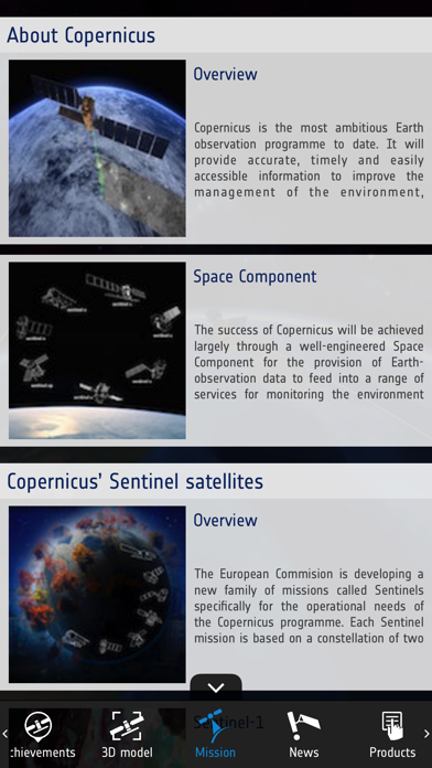 Copernicus Sentinel screenshot 1