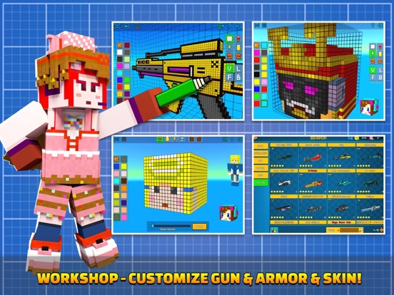 Cops N Robbers:Pixel Craft Gun screenshot 4