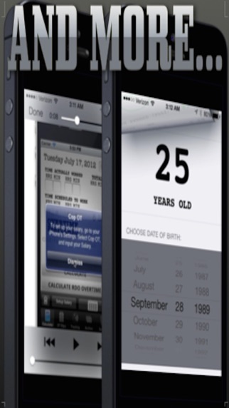 Cop's Overtime Calculator screenshot 1