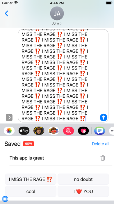 Copypasta Keyboard screenshot 1