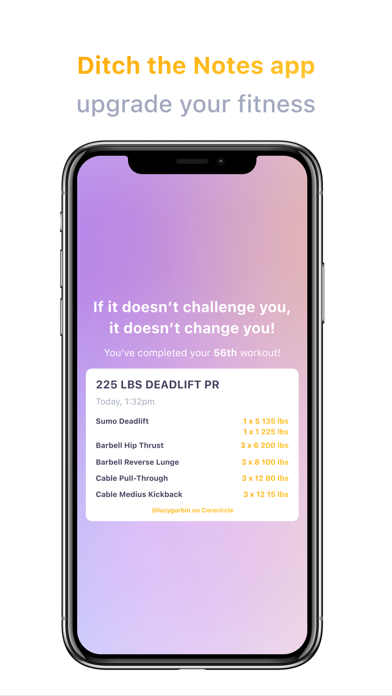 Corecircle: Social Fitness screenshot 1