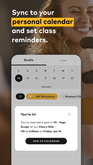 CorePower Yoga screenshot 1