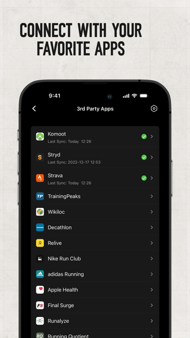 COROS screenshot 2