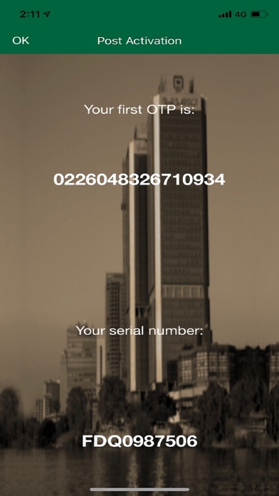 Corporate token (internally) screenshot 1