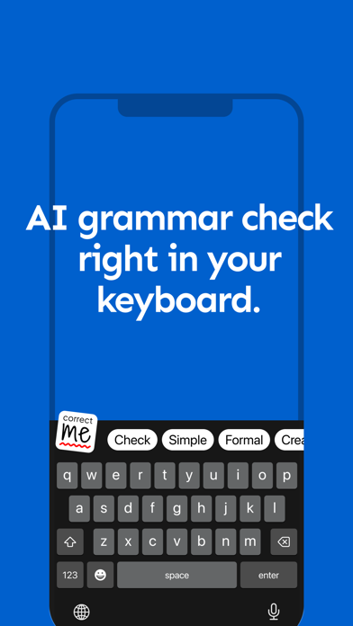 Correct me: AI writing helper screenshot 5
