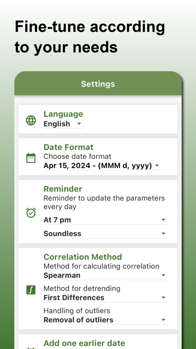 Correlation Finder screenshot 1