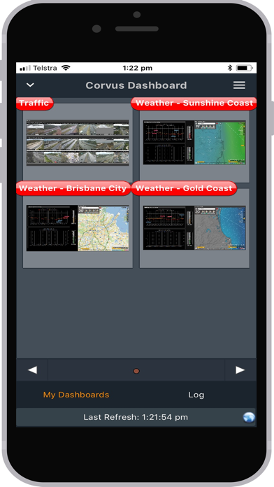 Corvus Dashboard screenshot 1