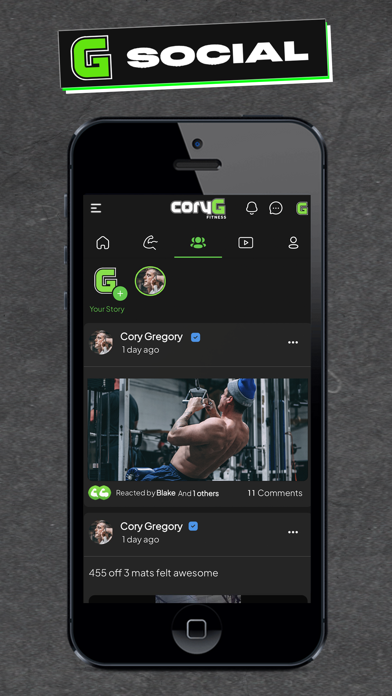 CoryG Fitness screenshot 1