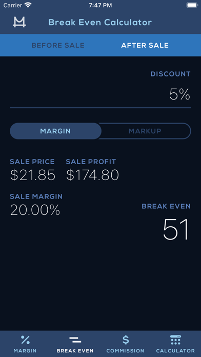 Cost Margin Calculator screenshot 2
