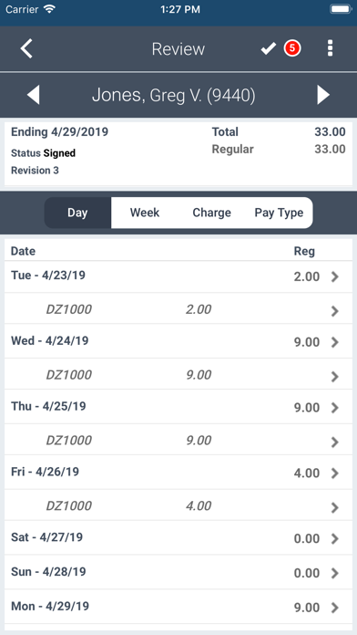 Costpoint Time and Expense screenshot 2